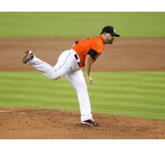 Image for Ricky Nolasco Fans 11 to End Miami Marlins Skid