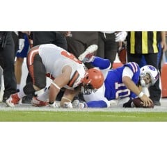 Image for Report: Bill Quarterback AJ McCarron Goes Down with Fractured Collarbone