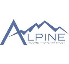 Image for Alpine Income Property Trust, Inc. (NYSE:PINE) Receives Consensus Recommendation of “Buy” from Brokerages