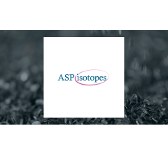 Image about FY2025 Earnings Estimate for ASP Isotopes Inc. (NASDAQ:ASPI) Issued By HC Wainwright