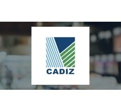 Image for Cadiz Inc. (NASDAQ:CDZI) CEO Purchases $56,250.00 in Stock