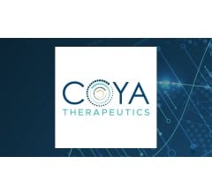 Image for Coya Therapeutics (NASDAQ:COYA) Earns “Buy” Rating from Chardan Capital