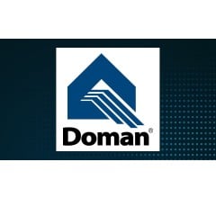 Image about Doman Building Materials Group (TSE:DBM) Stock Crosses Above 200 Day Moving Average of $7.60