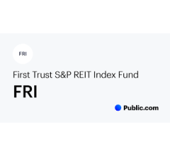 Image for First Trust S&P REIT Index Fund (NYSEARCA:FRI) Trading Up 0.5%