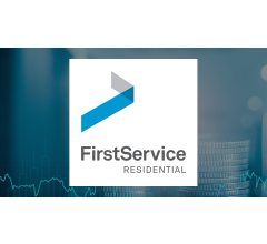 Image about FirstService (TSE:FSV) Shares Cross Above 200 Day Moving Average of $213.27