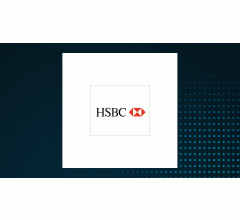 Image about HSBC (LON:HSBA) Stock Crosses Above Two Hundred Day Moving Average of $616.89