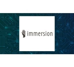 Image about Immersion (NASDAQ:IMMR) Shares Cross Above 200 Day Moving Average of $6.95