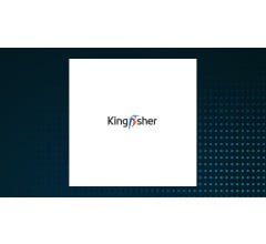 Image about Kingfisher (LON:KGF) Stock Crosses Above 200 Day Moving Average of $226.76