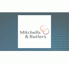 Image about Mitchells & Butlers (LON:MAB) Stock Price Crosses Above 200-Day Moving Average of $236.03