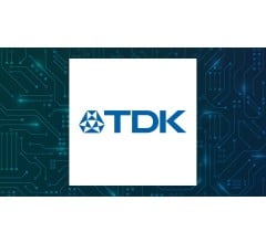 Image about TDK (OTCMKTS:TTDKY) Stock Crosses Below 200 Day Moving Average of $46.90