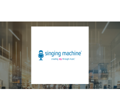 Image about Singing Machine (OTCMKTS:SMDM) Stock Price Passes Above 50 Day Moving Average of $0.19