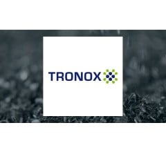 Image about Tronox (NYSE:TROX) Stock Price Up 5.6%