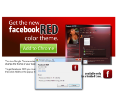 Image for Facebook Targeted by Malicious App About Color Change